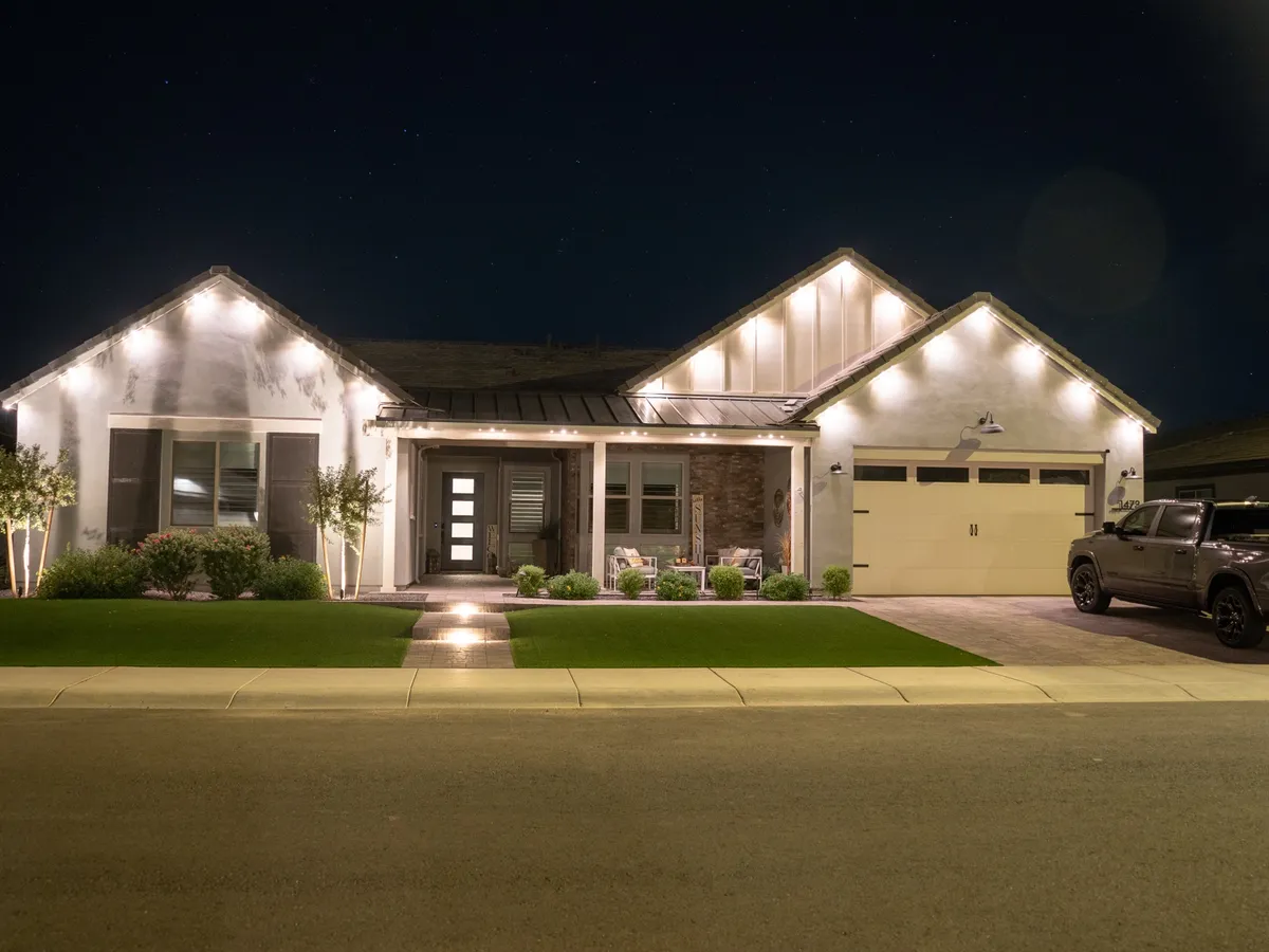 The Johnson residence before