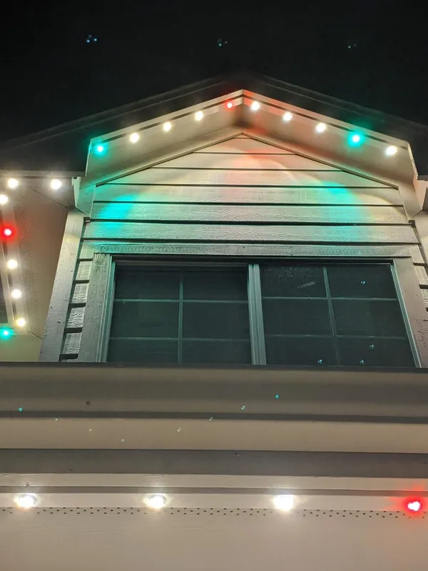Holidays lighting scene