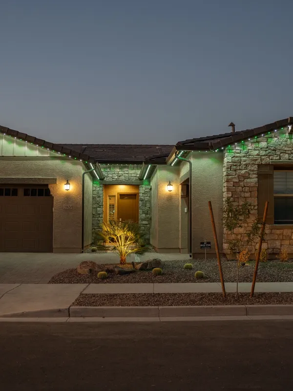 Holidays lighting scene